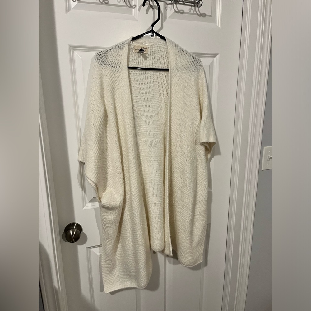 One Size Fits Most White Women’s Cardigan